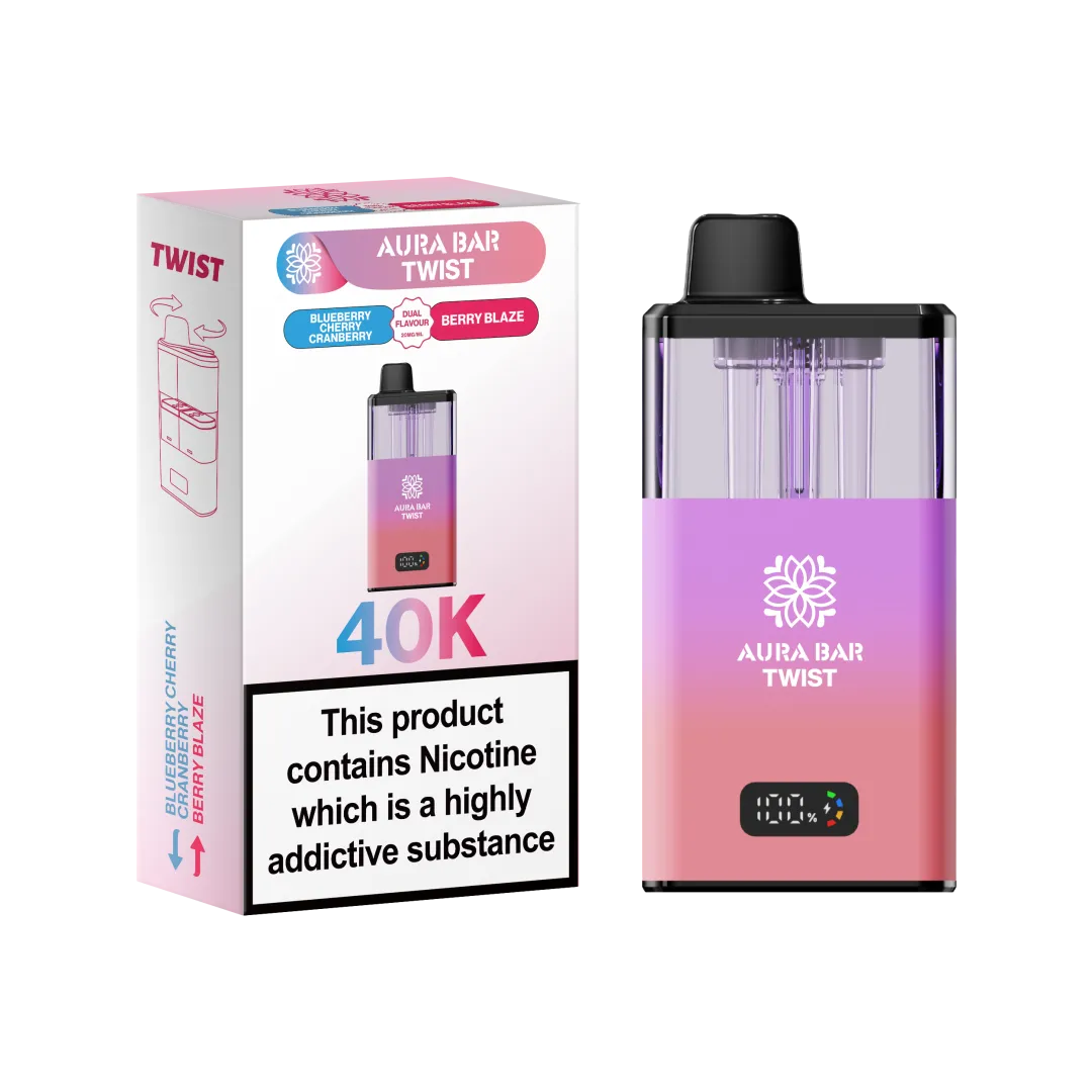 Crystal prime aura bar 40k Puffs Prefilled Pod Kit