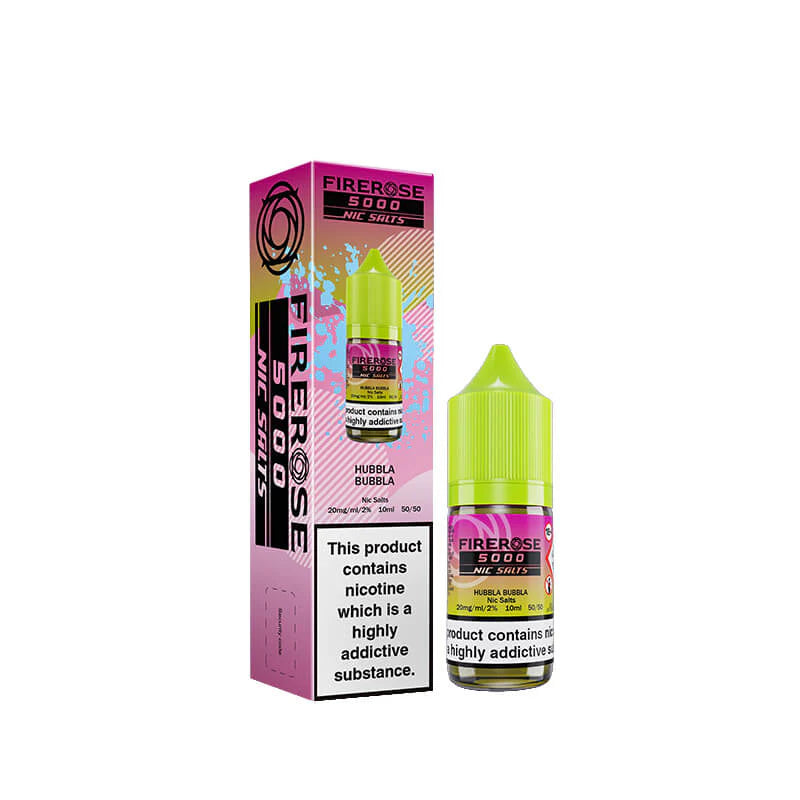 Firerose 5000 Nicotine Salt E-Liquid – Smooth Vape Juice for Pod Devices (Multiple Flavours – 10ml, 10mg/20mg)