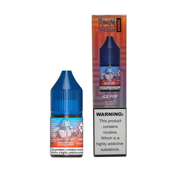 R&M Nicotine Salt E-Liquid – Premium Vape Juice for Pod Devices (Multiple Flavours – 10ml, 20mg)
