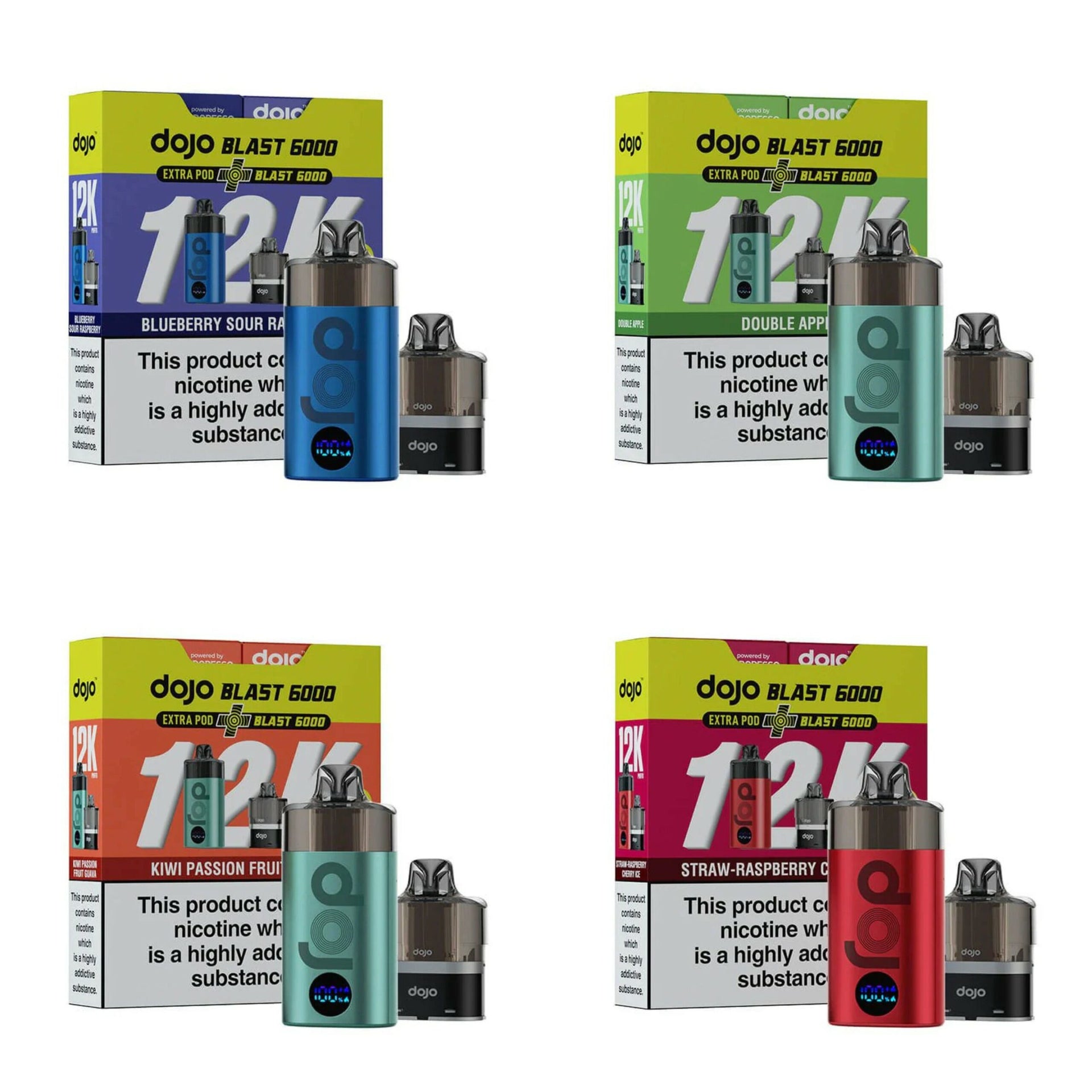 VAPORESSO DOJO BLAST 12K PREFILLED COMBO PACK