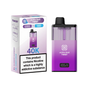 Crystal prime aura bar 40k Puffs Prefilled Pod Kit